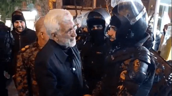 حضور سعید جلیلی در جمع مأموران یگان ویژه