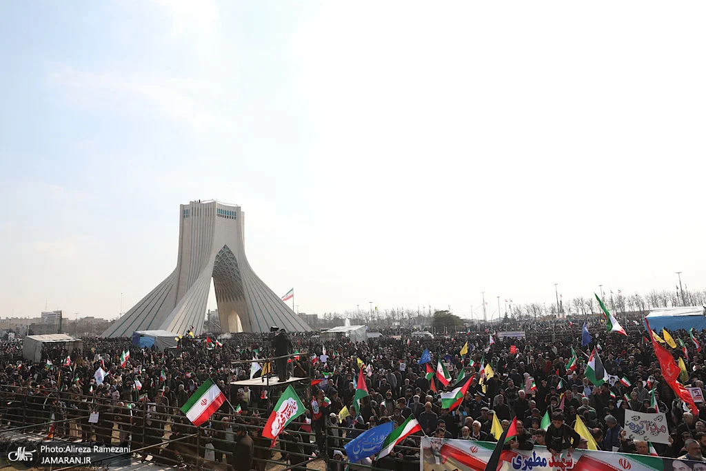 اعلام مسیر‌های راهپیمایی ۲۲ بهمن در تهران
