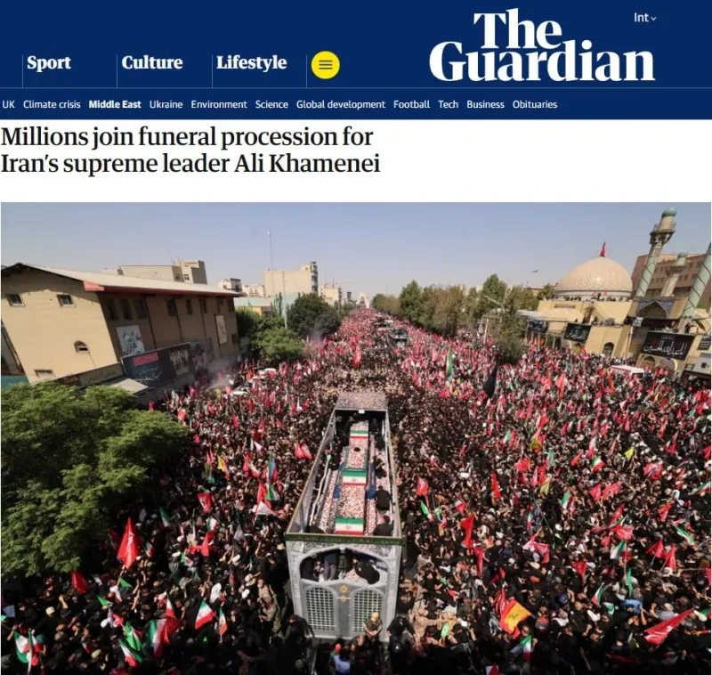 حضور میلیونی ایرانی، سند شکست غرب