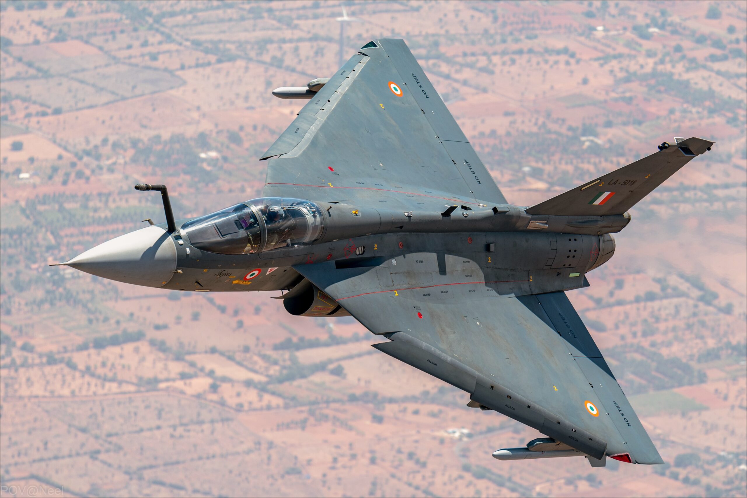 HAL Tejas LA 5018 of Squadron 18 Flying Bullets scaled