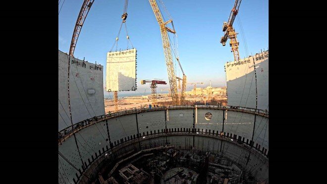 رینگ سوم راکتور واحد دوم نیروگاه اتمی بوشهر نصب شد 2 172635235